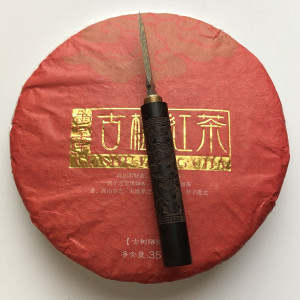 Черный чай Gu shu hong cha блин 357 г. Photo 3